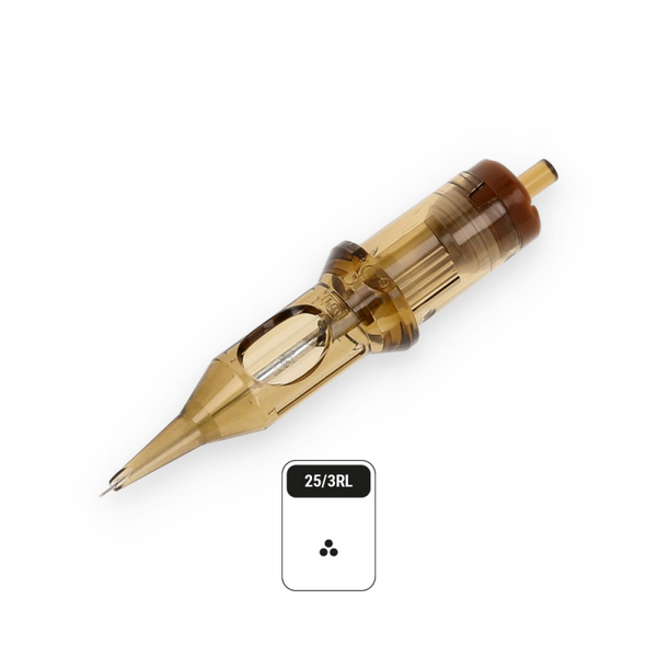 3 RLLT (Brown) Kwadron Tattoo 3 Liner 0.25 mm 20 pcs.